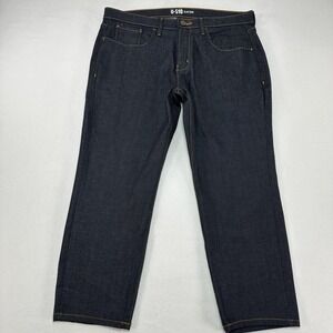 Under 5'10 Jeans Mens 36x25 Blue Regular Straight Stretch Denim U-510 Xavier